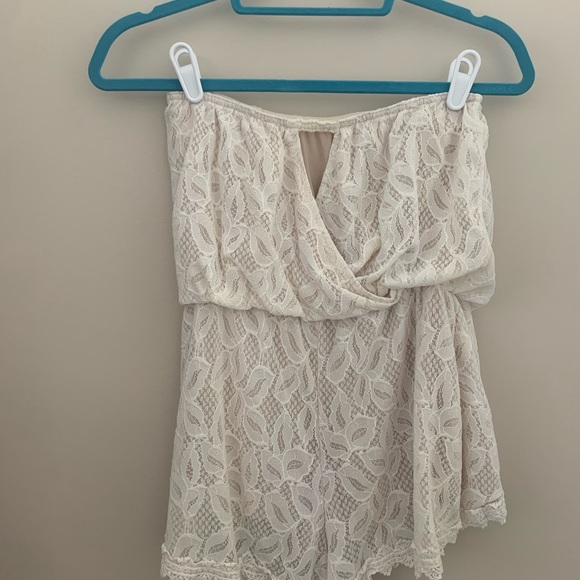 Free People Lace Romper - Picture 2 of 2
